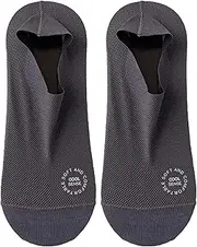 [Generic] Ultra Thin Liner Socks Non Slip Combed Cotton No Show Socks, Seamless No Show and Breathable Socks Womens