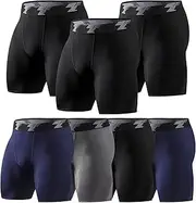 [TELALEO] Men's Long Compression Shorts Cool Dry Sports Tights