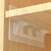 8Pcs Shelf Support Closet Partition Bracket Reinforced Wardrobe Support Clips