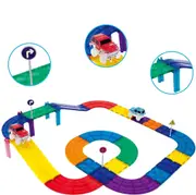 30 Piece Magnetic Tile Light up Car Track Toy Play Set Building Block & Learn XMAS GIFT