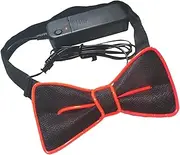 [Generic] Bow Tie - Light Up Bowtie | Polyester Glow Bowtie, LED Neon Bowtie, Adjustable Glowing Bowtie, Flashing Bowtie for Halloween, Music Festival, Men, Business, Kids, Dance, Party