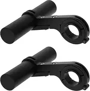 Toddmomy 2pcs Bicycle Handlebar Extension Mount for Speedometer Light and Accessories Easy Installation Versatile Design Secure Attachment for Commuting and Travel