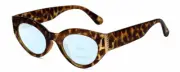 Kendall+Kylie ALEXANDRA Cateye Multi-Focus Blue Light Glasses in Amber Tort 49mm