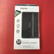 iHome Cassette Adapter Universal SmartPhone/MP3/CD Player 3.5mm Adapter RETRO