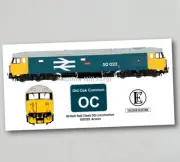 British Rail Class 50 Fridge Magnet 50022 Anson BR Large Logo Blue Locomotive