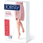 JOBST 119732 OT UltraSheer 20-30mmhg Compression STOCKINGS KNEE HIGH BLACK LARGE