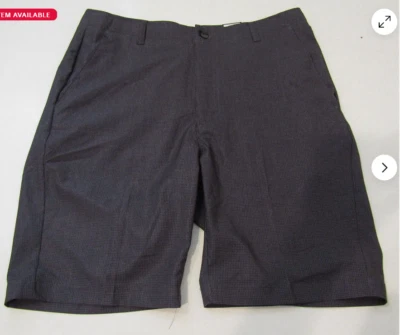 PEBBLE BEACH Mens Dry-Luxe Comfort Flex Performance Shorts( BLACK, 36 )NWT