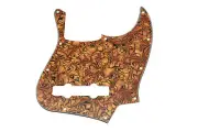Tiger Stripe Plastic 5 String Jazz Bass J Bass Pickguard for Standard Fender