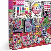 eeBoo Piece and Love Artist Studio 1000 Piece Square Jigsaw Puzzle, Multicolor (PZTATS), 1 ea