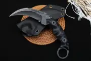 Pioneer Karambit Fixed Knife Blade Camping Hunting Tactical Straight Knives NEW