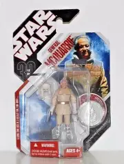 GENERAL McQUARRIE ( 2007) STAR WARS ( 30TH ANNIVERSARY) ACTION FIGURE #40 + COIN