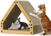 Cat Scratcher, Cardboard Cat House,Cat Scratcher House, Scratch Pad, Protecting Furniture Cat Scratching Cardboard, Scratch Bed for All Cats