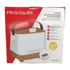 FRIGIDAIRE White Portable Mini 6-Can Insulated Fridge Cooler W/Leather Strap-NEW
