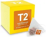 T2 Tea Just Chamomile Herbal Tea, Herbal Tea Bags in Gift Cube, 25 Count