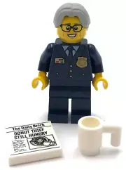 Lego New Minifigure Police Chief Wheeler