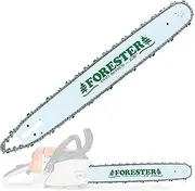 [Forester] 18" Bar and Chain Combo Kit for Small Stihl Chainsaws .325 Pitch .063 Gauge Mount Including 3/16" Round File 2 Piece Bundle