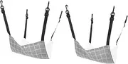 2pcs Cat Hammock Kitten Nest Puppy Hammock Rat Hammock Hammocks for Cats Cage Hanging Hammock Pet Hanging Nest Cat House Hanging Bed Hanging Cat Bed Cat Hanging Bed Hamster Hammock