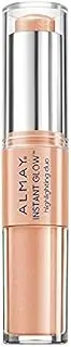 Almay Instant Glow Highlighting Duo, Nude Glow, 0.1 fl. oz., highlighter makeup