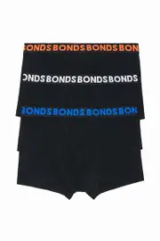 [Bonds] Bonds Men's Classic Trunk 3 Pack Size: Medium M Multicolor