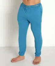 Calvin Klein CK men teal blue ultra-soft modal lounge sleep pants size M