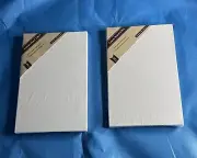 12 Pack Cotton Canvas Panels by Momentum Brands, 4” x 6”