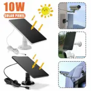 Solar Panel for Outdoor Camera Security Cam Micro USB Battery Charger 10W Output