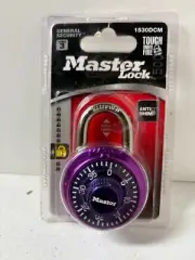 Master Lock Combination Padlock Lavender/Purple Anti-Shim 1530DCM