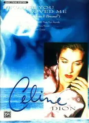 CELINE DION BECAUSE YOU LOVED ME SHEET MUSIC EASY PIANO UP CLOSE & PERSONAL NEW