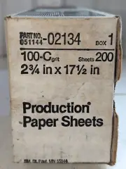 3M 2-3/4X17-1/2 inch Production Paper, 100-C Grit No.051144-02134