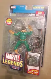 Marvel Legends Toy Biz Doc Ock Series 8 with 32 page Comic Book and Stand
