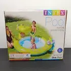 Intex Gator Spray Inflatable Kiddie Pool Ages 2+ 78in x 63in Built in Sprayer