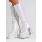 SPARKL FELICITY BOOT in White at Nordstrom, Size 11