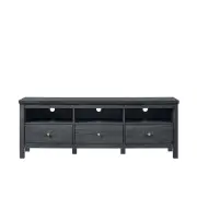 Design Square Waldo Entertainment Unit TV Stand 160cm W/ 3-Drawers - Grey Oak