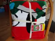 Peanuts Holiday Hallmark Very Soft Throw 50" X 60" Snoopy & Woodstock NWT 2018