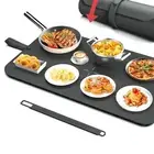 Generously Sized Silicone Warming Tray – 1-8Hr Timer, Fahrenheit/Celsius Switch