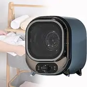 Small Condenser Tumble Dryer, Vented Tumble Dryer, 0.8kg Capacity, for Counter Top or Wall Mounted Use, Compact, Mini Spin Dryer, for Home, Apartments and Rvs,Brown