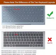 Cover Skin for 2022 Microsoft Surface Laptop Go 2 12.4" Touchscr 2Pack Keyboard