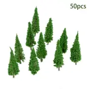 Lifelike HO OO Scale Model Trees Set of 50 Trees for Train Scenery and Diorama
