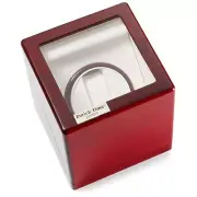 Diplomat Single Watch Winder for Automatic Watch Storage Box Cherrywood
