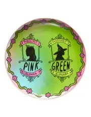 [Maxwell & Williams] Wicked Magical Coupe Side Plate 19cm Positively Perfect Gift Boxed in Pink