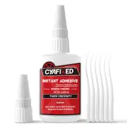 Super Glue Liquid, Instant Clear Cyanoacrylate Thick Viscosity Adhesive