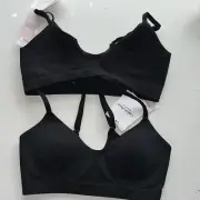 Calvin Klein Bonded Flex Lightly Lined Bralette, Black, (INT1)