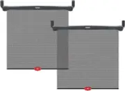 2 PACKS Window Sun Shades, Provides Maximum UVA UVB Protection