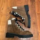 Steve Madden Women’s Receptive Lace Up Hiker Bootie Boots 7.5
