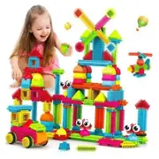 ST5 Bristle Shape 3D Tile STEM & STEAM Building Set 144 Pcs STEM-144pcs