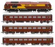 Hornby R30251 EWS Business 4 Piece Train Pack 21 Pin DCC Ready Era 10 NEW