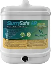 Slurry Safe Acid Replacement Cleaner Concentrate - Tile, Stone, Brick & Grout Cleaner & Rust Remover - Non Toxic & Odorless Multi Surface Cleaner & Concrete Etcher - 20 Litre