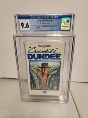 Vintage 1987 Crocodile Dundee Betamax CGC 9.6 A++ Seal Paul Hogan