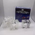 Salt & Pepper Napkin Rings Combo Vintage NIB Chadwick Miller Set 4 Unique 1982