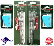 KATO 20-202, 20-203 Left/Right Turnouts & two 24-840 Turnout Switches (N scale)